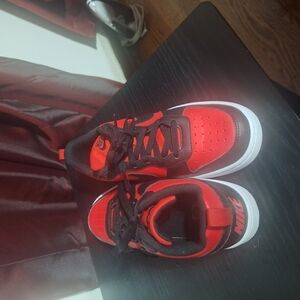 Nike Kids Red and Black Sneakers